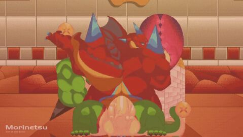 animated anthro anthro_on_anthro ass balls bara big_ass big_balls big_penis dragon dragon_ball gay gay_anal gay_sex gif huge_balls huge_cock loop m.u.g.e.n male male/male male_only morinetsu muscular muscular_male penis porunga size_difference thrusting thrusting_into_ass veins veiny_penis x-ray yaoi