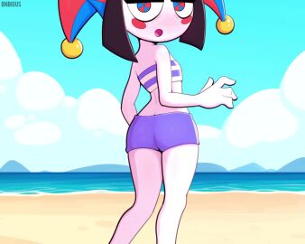 beach beach_background beach_episode beach_sex belly_bulge blush bnbigus clussy deep_penetration glitch_productions jax_(the_amazing_digital_circus) jester_girl pomni_(the_amazing_digital_circus) preview rough_sex sex sunscreen swimsuit swimwear tagme the_amazing_digital_circus video voice_acted