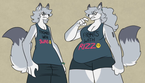 big_breasts breasts cleavage female furry huge_breasts nerdyreindeer tagme thick_thighs wide_hips