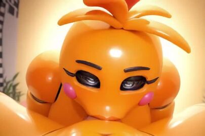 ai_generated blowjob chatrule.ai deepthroat eye_contact fellatio fnaf huge_cock male/female no_sound oral oral_sex penis pov pov_male robot sucking sucking_penis tagme toy_chica_(fnaf) video yellow_body