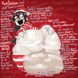 2024 ass back back_view backsack balls ballsack big_ass big_balls bottom_heavy bottomless clothed clothing dialogue dickgirl dirty_talk english_text female female_pervert futa_only futa_sans_pussy futanari goonspeak huge_ass human intersex light-skinned_dickgirl light-skinned_futa light_skin looking_back musk original original_character pervert skullfvckerz solo solo_futa spread_ass sweat tagme text thick_thighs thighhighs uncensored wide_hips