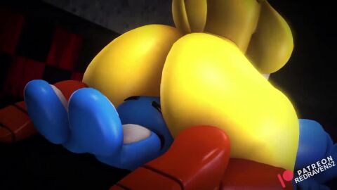 1girls animated ass ass_focus breasts bubble_ass bubble_butt butt_focus cyan_body dominant_female facesitting female five_nights_at_freddy's five_nights_at_freddy's_2 male penis redraven52 sound submissive_male tagme thick_thighs thighs toy_bonnie_(fnaf) toy_chica_(fnaf) video yellow_body