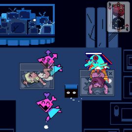 accurate_art_style animated anthro bladedbard deer deltarune female group male male/female noelle_holiday pixel_animation pixel_art poppup_(deltarune) reindeer reptile scalie sprite sprite_animation sprite_art susie_(deltarune) undertale_(series) virovirokun