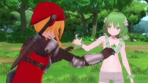 2girls 3d 3d_animation aerodynamics animated annoyed annoyed_expression antennae antennae_(anatomy) armor armored_female armpit_fetish armpit_focus armpit_sniffing armpits ass ass_crack belt belt_buckle clothed clothed_female crying crying_with_eyes_open dead_eyes female female_death female_focus female_knight female_only female_victim field flower flower_in_hair forest gas gem gem_on_chest grabby_hands grass grass_field green_eyes green_gas green_hair hugging hugging_head insect_abdomen insect_girl insect_on_female insects kemonomimi knight light-skinned_female longer_than_10_seconds mikumikudance mmd on_top orange_hair passing_out poison_gas poisoned raised_arm sad_expression sadism sadistic sadistic_female scared scared_expression shaking_head shorter_than_30_seconds shorts showing_armpits showing_off smell smelly smelly_armpits stink stink_bug stink_fumes stinky stinky_armpits struggling suffering suffocation sword tagme tears tears_of_pain toxic_gas video