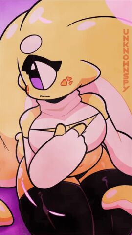 1girls 9:16 animated animated_gif banban_(unknownspy) black_thighhighs cleavage cleavage_cutout clothing_cutout cyclops female long_tongue looking_at_viewer purple_eyes sitting solo tentacle_hair thick_thighs thighhighs tongue tongue_out unknownspy unknownspy_(artist) vertical_video yellow_body