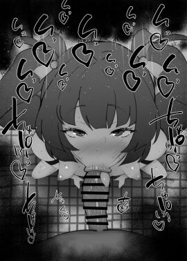 1boy 1girls :>= bare_shoulders big_penis black_and_white blush breasts censored dark-skinned_female dark-skinned_male dark_skin detailed_background drooling erect_nipples eyelashes fellatio female heart human indoor inside kurotama looking_at_viewer male male_pov nipples oral oral_sex penis qingyi_(zenless_zone_zero) ribbon room saliva shiny shiny_skin short_hair sketch small_breasts sound_effects squatting sweat text tied_hair tongue tongue_out twintails vein veins veiny veiny_penis zenless_zone_zero