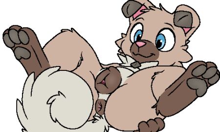 animal_genitalia animal_pussy animal_vulva anus canid canine canine_genitalia canine_pussy canine_vulva digital_media_(artwork) feral generation_7_pokemon genitals low_res lying mammal nintendo oekaki on_back pawprint.ing_(artwork) pokemon pokemon_(species) presenting pussy rockruff vulva xenoyia