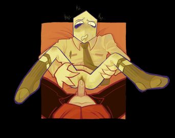 battat_(deltarune) blush cuntboy deltarune deltarune_chapter_3 gay gay_sex intersex pippins_(deltarune) pussy sweat tenna_(deltarune) vaginal_penetration vaginal_sex