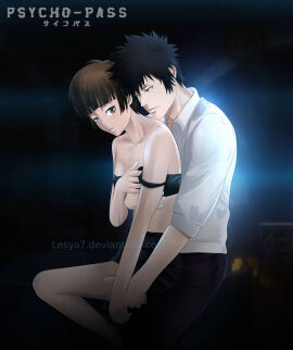 female kougami_shinya lesya7 psycho-pass tagme tsunemori_akane