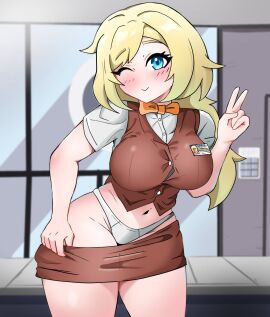 1girls adventure_time adventure_time:_fionna_&_cake ass big_ass big_breasts big_butt big_thighs big_titties blonde_hair breasts cartoon_network clothing curvaceous curvaceous_female curvaceous_figure curvy curvy_figure curvy_hips female female_focus female_only fionna_campbell fionna_the_human_girl hatzuhatzu human id_card long_hair looking_at_viewer pale_skin underwear yellow_hair