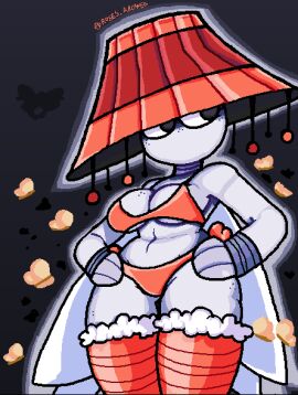 1girls 2d anthro arcaned_roses fanart female female_only lamp lampshay moth orange_legwear orange_panties roses_arcaned sketchfins solo tagme tagme_(character) watermark wings