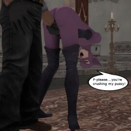 3d alstair2 batman:_arkham_city batman_(series) black_mask_(dc) catwoman catwoman_(arkham) catwoman_(arkham_city) catwoman_(long_halloween) comic comic_page cuntbusting dc dc_comics female low_blow roman_sionis selina_kyle