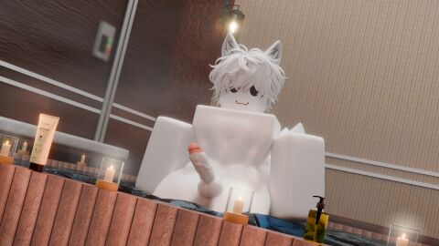 1boy 3d cat_boy catboy dick furry male nykosucks penis roblox roblox_avatar robloxian sauna tagme tagme_(artist)