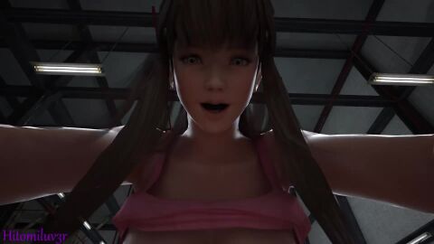 16:9_aspect_ratio 3d 3d_render animated bouncing_breasts breasts brown_hair cowgirl_position dead_or_alive extremely_large_filesize female gym has_audio high_resolution hitomi_(dead_or_alive) hitomiluv3r large_breasts large_filesize male male_pov mp4 multiple_views nipples pov spread_legs straddling tagme tecmo video