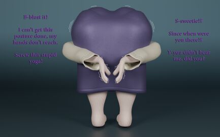 3d 3d_(artwork) 4k anthro back_view blender blender_(software) chaoslord clothed female female_only fur furry furry_only heart_pose huge_ass lines pantylines shaky_lines sketch tagme text thick thick_thighs toriel toriel_(undertale) undertail undertale undertale_(series) voluptuous_female wide_hips yoga yoga_pose