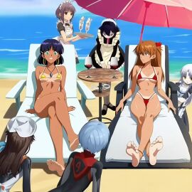 6+girls ai_generated all_fours alternative_costume angel_beats! anklet apron ass asuka_langley asuka_langley_sohryu ayanami_rei bangs barefoot beach beach_chair beach_umbrella bikini black_bodysuit black_hair blue_eyes blue_hair bodysuit bowing breasts brown_eyes brown_hair chair cleavage clothing crossed_legs crossover cup dark-skinned_female dark_skin day dominant_female_submissive_female domination dress drinking_glass earrings enjoying enjoyment enmaided feet female femdom food foot_focus foot_worship frills fushigi_no_umi_no_nadia goddess gold_bikini gold_swimsuit grey_hair hair_ornament happy happy_dom happy_girl hat headdress headwear holding hoop_earrings human_furniture humiliation ice_cream interface_headset jewelry kneeling kneeling_female kuudere large_breasts legs long_hair looking_at_viewer loser maid maid_apron maid_headdress medium_breasts micro_bikini mp4 multicolored_bodysuit multiple_crossover multiple_girls nadia_la_arwall nagato_yuki navel necklace neon_genesis_evangelion ocean open-mouth_smile open_mouth orange_hair outdoors pantyhose pilot_suit plugsuit princess public public_humiliation purple_hair rebuild_of_evangelion red_bikini red_swimsuit relaxing sad sad_sub sakura_suzuhara sand servant serving short_hair sitting sky slave slavegirl small_breasts smile soles sunbathing suzumiya_haruhi_no_yuuutsu swimsuit tachibana_kanade tagme tanline tanlines tanned thong thong_bikini toenails toes tray tsundere umbrella underboob uniform video water wine_glass winner worship yellow_bikini yellow_eyes yellow_swimsuit