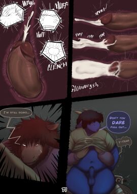 anal anal_sex anthro asinus ass azathura blush bodily_fluids bottomless bottomless_male clothed clothing comic cum cum_in_ass cum_inside dialogue donkey dragon duo ejaculation english_text equid equine erection from_behind_position genital_fluids genitals glans hi_res hoodie humanoid_genitalia humanoid_penis hybrid internal male male/male mammal marcus_(azathura) miles_(azathura) mythological_creature mythological_scalie mythology orgasm penetration penile penile_penetration penis penis_in_ass scalie sex shirt shirt_only sweat sweatdrop t-shirt_only text thick_penis topwear topwear_only zebra