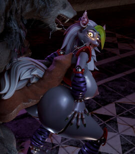 3d anthro ass ass_grab big_breasts big_penis breasts butt_grab canid canine canis female five_nights_at_freddy's five_nights_at_freddy's:_security_breach fox genitals hand_on_ass hand_on_butt hi_res huge_cock male male/female mammal mythological_canine mythological_creature mythology penis roxanne_wolf_(fnaf) roxanne_wolf_(mayosplash) scottgames shocked steel_wool_studios tiger_jhobs werecanid werecanine werecreature werewolf wide_hips wolf