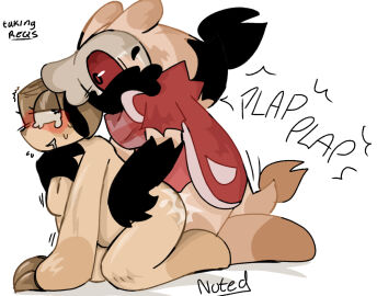 1boy 1girls anal anal_sex dandy's_world dandys_world female looking_at_partner male rough_sex shelly_(dandy's_world) shrimpo_(dandy's_world) twisted_shrimpo_(dandy's_world)