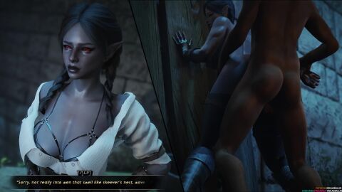 2koma alley alleyway animated backshots beggar big_ass dark-skinned_female dark-skinned_male dark_skin doggy_style dunmer geministarsign grey_skin hentaudio homeless moan moaning moaning_in_pleasure molagballin mp4 muscles muscular_female panel panels public public_sex red_eyes redguard skyrim split_screen standing_doggy_style standing_sex tagme the_elder_scrolls the_elder_scrolls_v:_skyrim twintails video