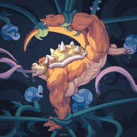 2024 abs ambiguous_gender ambiguous_penetrated anthro anthro_on_anthro anthro_penetrated anthro_penetrating anthro_penetrating_anthro balls bara big_balls big_muscles big_penis blue_background bodily_fluids bound bowser claws deltoids drooling elemental_creature erection eruprior eyebrows facial_hair fangs fellatio flora_fauna flower gay genitals group group_sex hair hi_res horn huge_muscles humanoid_genitalia humanoid_penis koopa leaf long_penis male male/ambiguous male_penetrating male_penetrating_ambiguous mario_(series) motion_lines muscles muscular muscular_anthro muscular_male narrowed_eyes nintendo nipple_fetish nipple_play nipple_suck nipples non-mammal_balls non-mammal_nipples nude obliques open_mouth open_smile oral oral_penetration pecs penetration penile penis piranha_plant plant quads questionable_consent restrained restrained_by_tentacles saliva scalie serratus sex shell side_view simple_background smile spiked_shell spikes spikes_(anatomy) stubble sucking teeth tentacle tentacle_coil tentacle_in_mouth tentacle_penetration tentacle_sex tongue tongue_out triceps vein vine_tentacles vines yaoi