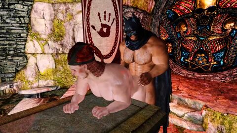3d bethesda_softworks game gay medieval muscular skyrim tagme video yaoi