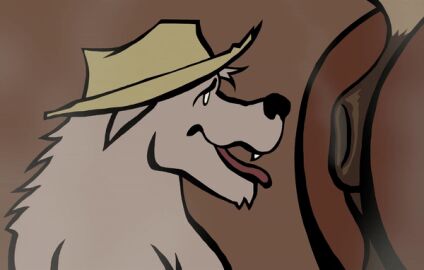 anal animal_genitalia animated anthro anus anus_lick ass ass_focus big_anus big_ass big_butt bodily_fluids brown_body brown_fur brown_hair butt_sniffing canid canine canis chunkolilt clothing duo equid equine farmer feral feral_on_feral feral_only fur gay genitals grey_body grey_fur hair hat headgear headwear horse humanoid loop male male_on_feral male_only mammal musk musk_clouds oral rimming saliva saliva_string sex smelly sniffing straw_hat thick_outline tongue wolf zoophilia