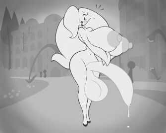 1futa absurd_res areola areolae balls big_areola big_balls big_breasts big_nipples big_penis blush bodily_fluids breasts clothing curvy_figure erection eyebrows eyelashes footwear footwear_only foreskin futa_only futanari genital_fluids genitals greyscale hi_res hourglass_figure huge_areola huge_balls huge_breasts huge_cock huge_nipples humanoid humanoid_penis hyper hyper_balls hyper_genitalia hyper_penis intersex leaking_precum monochrome mostly_nude nipples nude open_mouth outside penis pepper_(screwroot) precum public public_nudity road screwroot shoes shoes_only smooth_balls smooth_penis solo surprised town uncircumcised unretracted_foreskin white_body