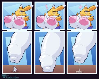 anon anthro areola balls bandai_namco big_areola big_balls big_breasts big_nipples big_penis black_sclera bodily_fluids breasts canid canine cock_vore comic digimon digimon_(species) dipstick_ears duo ear_markings exclamation_point extreme_size_difference foreskin foreskin_play fox fur futa_only futanari genital_fluids genitals giantess heart_symbol hi_res huge_areola huge_balls huge_breasts huge_cock huge_nipples humanoid hyper hyper_balls hyper_genitalia hyper_penis intersex intersex/intersex larger_futa low-angle_view macro micro multicolored_body multicolored_ears multicolored_fur neck_tuft nipples nude penile penis precum precum_string renamon safe_vore size_difference size_play smaller_futa smile soft_vore thick_thighs thisnameistaken tuft two-tone_body two-tone_fur uncircumcised vore white_body wide_hips willing_prey