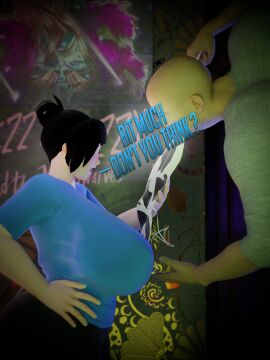 big_breasts hucow leotard mei_(overwatch) tagme