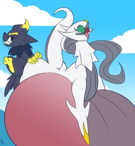 2020 ambiguous_gender ambiguous_penetrated arceus belly big_belly black_body black_nose bodily_fluids canid canine cheek_tuft clenched_teeth cum cum_inside day duo equid equine eye_roll facial_tuft feral feral_on_feral feral_penetrated feral_penetrating feral_penetrating_feral fox fuf genital_fluids grey_body hi_res huge_belly hyper hyper_belly inflation interspecies legendary_pokemon looking_pleasured male male/ambiguous male_penetrating male_penetrating_ambiguous multicolored_body nintendo open_mouth outside penetration pokemon pokemon_(species) pokémon_(species) quadruped sex small_but_hung small_top_big_bottom teeth tongue tongue_out tuft two-tone_body white_body zorua