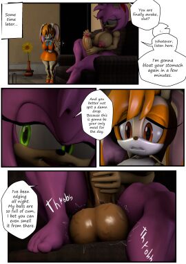 1futa 1girls 3d amy_rose ass babysitter balls beige_body beige_fur big_ass big_breasts big_penis breasts brown_eyes cheating clothed_female comic comic_page cream_the_rabbit dickgirl edging evil_eyes evil_grin evil_smile female futa_on_female futadom futanari glowing_eyes hi_res high_resolution highres huge_cock inmersion_(artist) intersex kabalmystic kabalmystic_(artist) large_ass nude nude_dickgirl nude_futa orange_hair penis pink_body pink_fur pink_hair sonic_(series) sonic_the_hedgehog_(series) speech_bubble speech_bubbles stroking stroking_cock stroking_penis tagme text threat threatening threatening_rape throbbing throbbing_balls uncensored voluptuous voluptuous_female voluptuous_futa