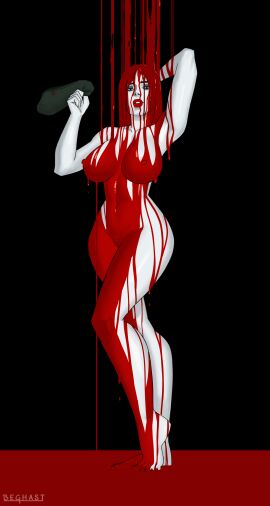 1girls absurd_res artistic_nude beghast blood_on_body blood_on_breasts blue_eyes breasts cap commission commissioner_upload damsel_(vtmb) excessive_blood female female_only hips large_breasts looking_at_viewer nude nude_female pinup showering vampire vampire_girl vampire_the_masquerade voluptuous voluptuous_female