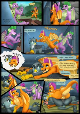 2024 anthro anus ass ass_focus avian bag beak beckoning belly belly_to_belly bisexual black_border blue_tent border butt_focus camp campfire camping camping_tent cat_tail claws clitoral clitoral_rubbing clitoris closed_eyes colored comic comic_panel curious detailed detailed_background dialogue dirt dragon dragon_tail english_text entering_room eye_contact facial_horn feathered_wings feathers female female/female feral floor fluffy fluffy_chest fluffy_tail folded_wings forest friendship_is_magic fur gabby_(mlp) gesture giggle giggling glomp glomp_(sound_effect) grass green_belly green_body green_scales grey_body group gryphon hair hand_gesture happy happy_sex hasbro heart_eyes heart_symbol hi_res holding_object horn interspecies inviting kneeling laugh laying_on_top lighter_belly log looking_at_another looking_back lying male male/female membrane_(anatomy) membranous_wings mik3thestrange motion_lines mouth_closed my_little_pony mythological_avian mythological_creature mythological_scalie mythology nose_horn nude on_back on_front on_top on_top_of_another oof open_mouth orange_body page_number pawpads paws plant ponytail pounce pouncing_on_another purple_body pussy river rock rock_wall running scales scalie sex shrub signature sky sleeping_bag smile smiling_at_another smirk smirking_at_partner smolder_(mlp) snout speech_bubble spike_(mlp) spread_wings surprise surprised_expression tail tent text thumbs_up tree tribadism trio under_foot underfoot vaginal_penetration walking wave wings wood yellow_belly yellow_body yellow_scales zipper zipper_down