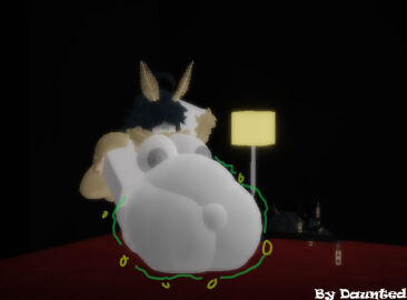 3d antennae_(anatomy) belly churn churning digesting digesting_prey digestion female furry furry_pred huge_belly image kazity_(artist) moth moth_girl roblox vore vore_belly white_body white_skin