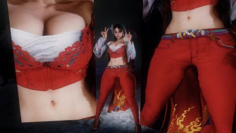 3d alternate_costume animated big_breasts bouncing_breasts breasts mai_shiranui street_fighter street_fighter_6 tagme video virt-a-mate virtamate