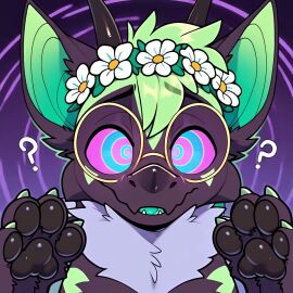 ai_generated anthro bat dragon fluffy furry hypai hypnosis hypnotic_eyes icon tagme video