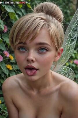 ahe_gao ahegao_face ai_generated disney disney_princess fairy redhenxx tagme tinker_bell tongue_out video