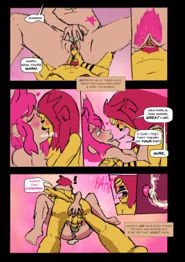 absurd_res anal anal_fingering anthro anthro_penetrating anthro_penetrating_human anus ass balls blush bodily_fluids breasts canid canine canis comic cum cum_drip cum_in_ass cum_in_pussy cum_inside cum_on_hand demon's_layer dirty_talk domestic_dog dripping duo erection female female_penetrated fingering fingering_while_penetrated fingers from_front_position fur futa/female futa_penetrating futa_penetrating_female futanari genital_fluids genitals group hair happy harp_(harpdahorndog) harpdahorndog hi_res human human_on_anthro human_penetrated intersex intersex/female intersex_penetrating intersex_penetrating_female interspecies kissing looking_pleasured lying mammal missionary_position moan nipples nude on_back open_mouth penetration penile penile_penetration penis penis_in_pussy prostate prostate_stimulation pubes pussy saliva saliva_string sex tail trans_woman transfem trio vaginal_penetration x-ray_view zombie