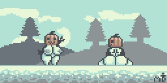 1girls animated ass barefoot big_ass big_breasts bouncing bouncing_ass bouncing_breasts breasts completely_nude female female_only full_body minecraft mrdraven naked naked_female nude nude_female pixel_animation pixel_art smile snow snow_golem solo solo_female twerking