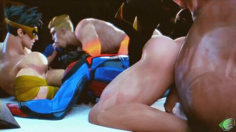 anal anal_sex animated big_ass big_butt black_panther_(marvel) black_panther_(marvel_rivals) blonde_hair blonde_hair_male blonde_male blowjob bonoimma bubble_bmass bubble_butt dark-skinned_male dark_skin foursome gay half-dressed handjob handjob_while_sucking huge_ass huge_butt human_torch human_torch_(marvel_rivals) interracial interracial_sex iron_fist iron_fist_(marvel_rivals) johnny_storm lin_lie male male_focus male_only male_penetrated male_penetrating male_penetrating_male marvel marvel_rivals mask masked masked_male mmmm_foursome moaning moaning_in_pleasure multiple_boys multiple_males multiple_penises muscular muscular_male oral orgy penetration peter_parker round_ass round_butt sound spider-man spider-man_(marvel_rivals) sucking sucking_penis t'challa tagme thick_ass thick_butt thrusting thrusting_into_ass video