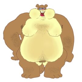 2021 3_toes absurd_res anthro arm_hair armpit_hair belly big_belly big_cheeks body_hair brown_body brown_fur buckteeth digital_drawing_(artwork) digital_media_(artwork) dumbochumbo feet female first_person_view fist frown fur furry furry_only furry_tail genitals hairy_armpits hand_on_hip hi_res hibernation_sandy leg_hair looking_at_viewer mammal navel nickelodeon nipples_under_fur nude nude_female obese open_mouth overweight pink_nose pubes pussy red_tongue rodent sandy_cheeks sciurid scowl simple_background solo spongebob_squarepants squirrel squirrel_tail stubble teeth toes tongue tree_squirrel weight_gain white_background