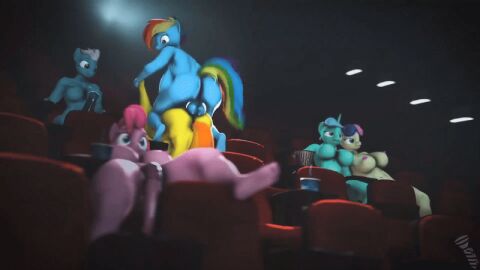 3d 3d_animation 6futas anal animated animated_image anthro anthrofied balls big_breasts bonbon_(mlp) bouncing_balls bouncing_breasts bouncing_penis breasts casual casual_erection casual_exposure casual_masturbation casual_nudity casual_orgy casual_sex cinema doggy_style equine_penis fleetfoot_(mlp) friendship_is_magic futa_on_futa futa_only futanari hasbro horsecock humanoid intersex lyra_heartstrings_(mlp) masturbation movie_theater my_little_pony naked nude nudist paramount_pictures penis piledriver_position pink_body pink_hair pinkie_pie_(mlp) public public_nudity public_sex public_use rainbow_dash_(mlp) reverse_cowgirl_position screwingwithsfm sex source_filmmaker spitfire_(mlp) tagme