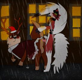 anal bodily_fluids boyfriend/girlfriend cum duo fan_character femboy feral fusion generation_7_pokemon genital_fluids hi_res lycanroc male male/male nintendo oliver_lycanroc peeing penetration pokemon pokemon_(species) pokemon_fusion sex urinating urinating_male urination urine