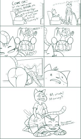 1boy 1girls 2020s 2024 5_fingers absurd_res age_difference all_fours angry anthro anthro_on_anthro anthro_penetrated anthro_penetrating anthro_penetrating_anthro armchair arms_bent aroused ass ass_grab ass_up bent_legs big_ass big_breasts big_butt big_eyes big_mouth_(anatomy) biped bite biting_lip biting_own_lip black_text bodily_fluids bottomwear bottomwear_down breasts butt_grab calico_cat cat cat_boy cat_girl chair cheek_tuft cleaning cleaning_tool closed_eyes clothed clothed_anthro clothed_female clothed_male clothed_sex clothing comic cub curved_eyebrows dammit_mom dialogue digital_drawing_(artwork) digital_media_(artwork) doggy_style domestic_cat dot_eyes duo electronics ellipsis english english_text extended_arms eyebrows eyelashes facial_markings facial_tuft fangs felid feline felis female female_focus female_penetrated fingers footwear fran_(litterbox_comics) from_behind_position frown fully_clothed fully_clothed_anthro fully_clothed_female fully_clothed_male fur fur_tuft furniture furry furry_female furry_male furry_only gaming grabbing_from_behind half-closed_eyes hand_on_another's_butt hand_on_ass hand_on_butt head_markings head_tuft hi_res holding_object humanoid_hands humor impact_lines incest interrupted_speech intraspecies iris larger_female litterbox_comics looking_at_another looking_at_another's_butt looking_at_butt looking_down looking_down_at_butt looking_pleasured lying male male/female male_cub male_penetrating male_penetrating_female mammal markings mature mature_anthro mature_female milf mommy_kink mother_and_child mother_and_son motion_lines motion_outline narrowed_eyes no_pupils obscured_penetration older_female older_on_younger older_penetrated on_chair on_front open_frown open_mouth open_smile outline_speech_bubble pants pants_down parent parent_and_child parent_and_son parody partially_clothed partially_clothed_anthro partially_clothed_female partially_clothed_male pattern_clothing pattern_shirt pattern_t-shirt pattern_topwear penetration plantigrade playing_videogame prick_ears profanity pussy raised_clothing raised_shirt raised_t-shirt raised_topwear redout round_eyes sex shirt shoes shorts shorts_down side_view sitting sitting_on_armchair sitting_on_chair small_dom_big_sub smaller_male smile snout son_penetrating_mother spread_legs spreading standing straight straight_legs straight_sex striped_arms striped_back striped_body striped_clothing striped_face striped_fur striped_legs striped_markings striped_shirt striped_t-shirt striped_tail striped_topwear stripes sweat t-shirt tabby_cat tail tail_markings tail_motion tailwag talking_to_another talking_to_self teeth television term_of_endearment text thick_thighs three-quarter_view tongue topwear tuft under_boob vacuum_cleaner vaginal_penetration vincent_(litterbox_comics) webcomic yelling young young_anthro young_male younger_male