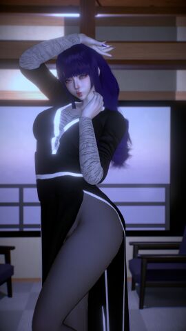 1girls 3d 4k apartment bandaged_arm bandaged_chest bandages big_breasts breasts chromatic_aberration clothed clothing crashbanditkut curvaceous curvaceous_female curvaceous_figure depth_of_field eyelashes eyeliner eyeshadow female female_focus genshin_impact hair half-closed_eyes hi_res high_resolution highres hourglass_figure hourglass_figured_female human light-skinned_female light_skin lips lipstick long_eyelashes long_hair long_nails looking_at_viewer makeup mascara mihoyo nail_polish nails pale-skinned_female pale_skin pantyhose pubic_hair puckered_lips purple_eyes purple_hair purple_nails raiden_shogun solo solo_female solo_focus thick_thighs thighs video_game_character video_games virt-a-mate virtamate