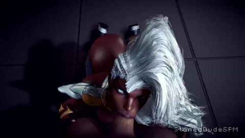 1boy 1girls big_ass dark-skinned_female fat_ass huge_cock interracial light-skinned_male marvel marvel_rivals stoneddude storm_(marvel_rivals) storm_(x-men) tagme thick_ass video