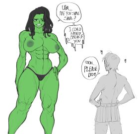 1boy 1boy1girl 1girls avengers better_call_saul big_ass big_breasts big_thighs bigger_female breaking_bad breasts crossover curvaceous curvy curvy_figure digital_media_(artwork) female giantess green-skinned_female green_body green_skin height_difference hips hourglass_figure huge_ass huge_breasts huge_thighs hulk_(series) jennifer_walters large_ass large_breasts large_female large_thighs larger_female legs macro macro_female male marvel marvel_comics mature mature_female mini_giantess mruve3 saul_goodman she-hulk she-hulk:_attorney_at_law shorter_male size_difference slim_waist smaller_male tall tall_female taller_female thick thick_hips thick_legs thick_thighs thighs voluptuous waist wide_hips wide_thighs