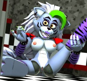 1girls 2025 3d animatronic anus breasts canine female five_nights_at_freddy's five_nights_at_freddy's:_security_breach furry_female horn masturbation nude nude_female pussy robot robot_girl roxanne_wolf_(fnaf) solo steel_wool_studios surprised surprised_expression vagina wolf