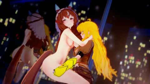 3d drtarnished futa_on_female futanari light-skinned_female light-skinned_futanari rwby tagme umamusume video yang_xiao_long
